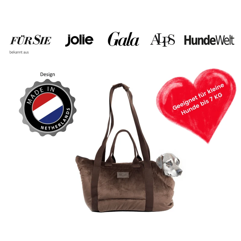 Hundetragetasche Portland "Taupe"
