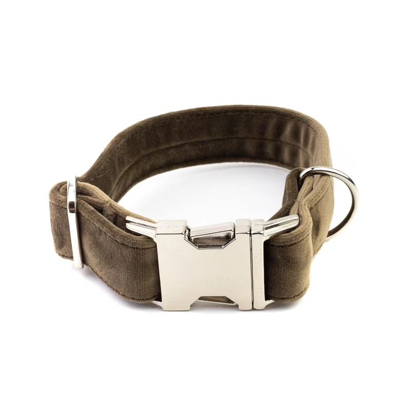 Hundehalsband Sametti Taupe