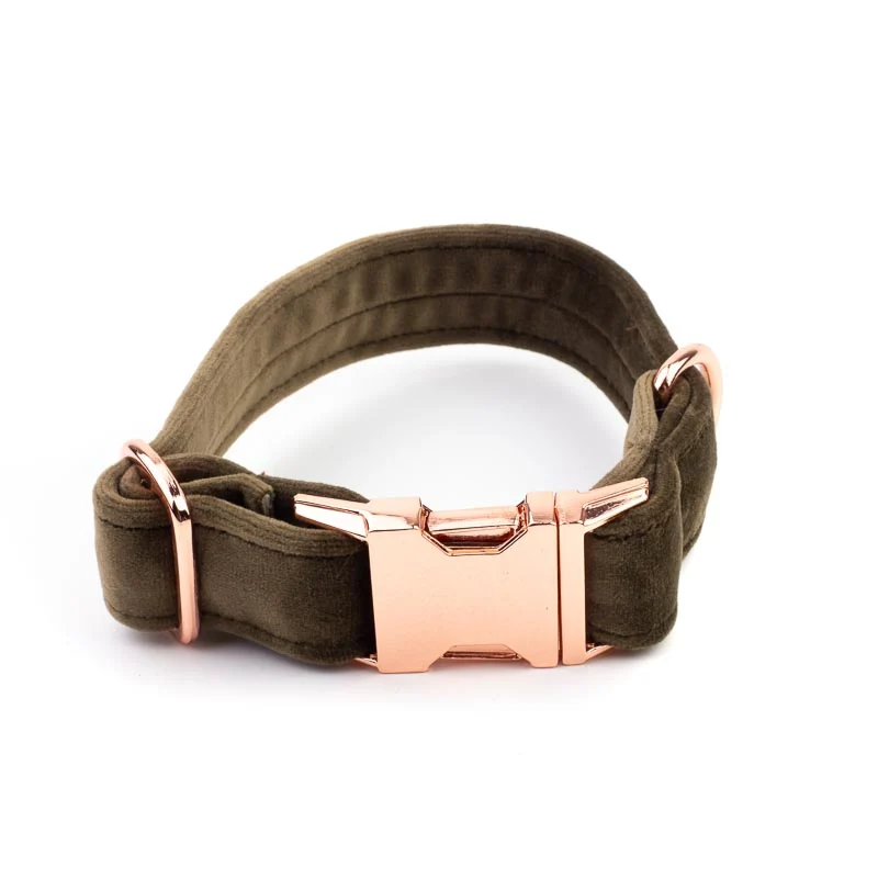 Hundehalsband Sametti Taupe