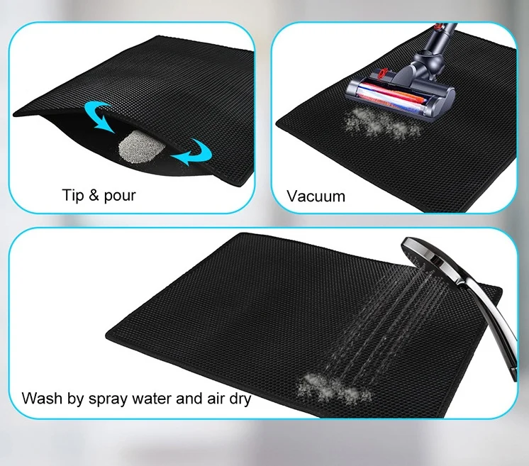 Katzenstreumatte – Wasserdicht & Doppellagig