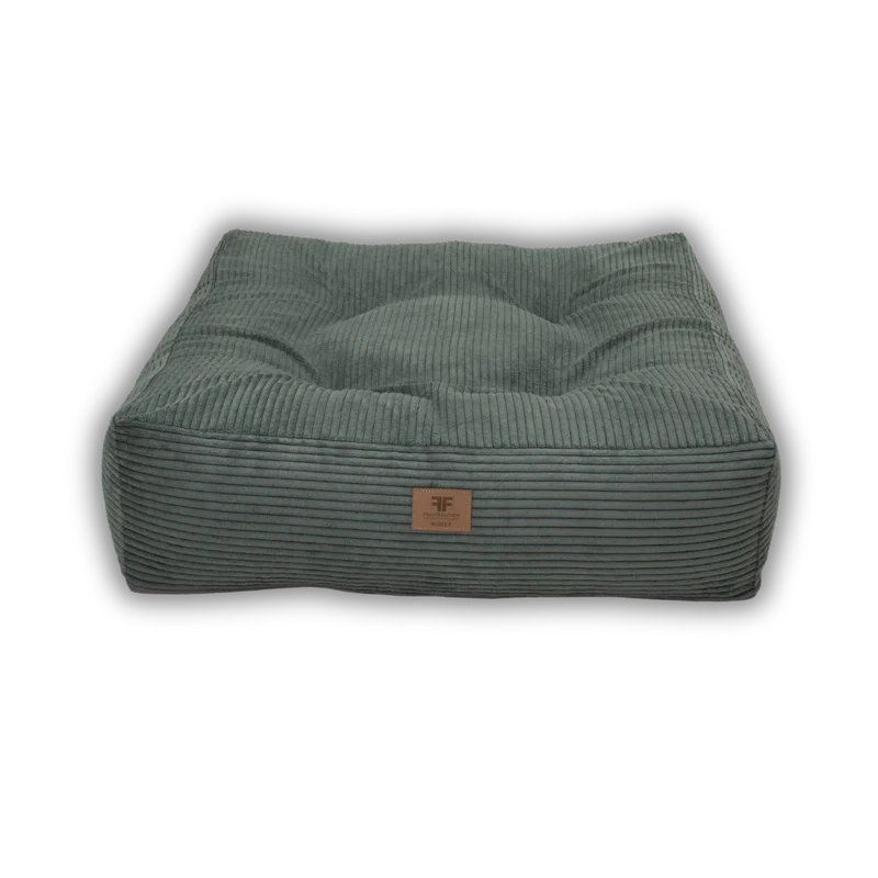 Hundebett Nubes® Cord Emerald
