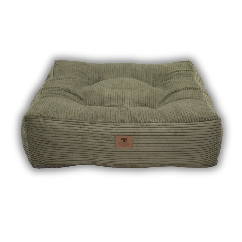 Hundebett Nubes® Cord Pistacchio