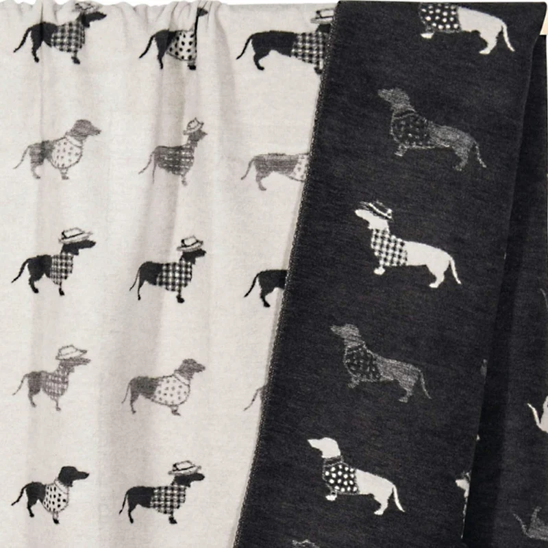Kuscheldecke / Hundedecke TECKEL mit Dackelmotiv