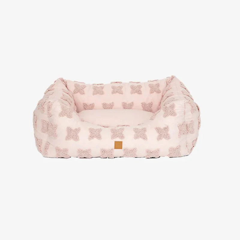 Pet & Co. Hundebett Kingston Flowers Rosé