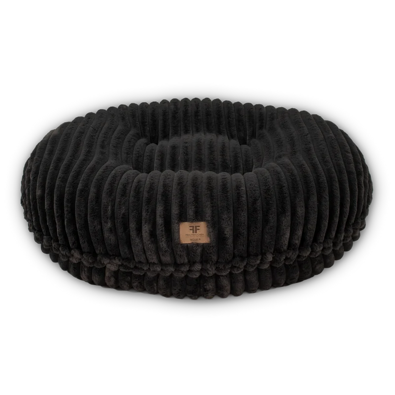 Hundebett Wolke® Stripes Big Charcoal