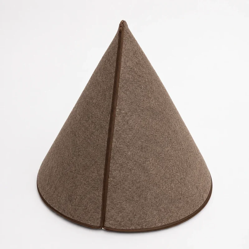 Pet & Co. Hunde und Katzen Kuschelhöhle Tonto - Felt Brown