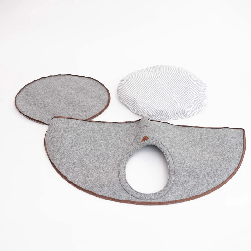 Pet & Co. Hunde und Katzen Kuschelhöhle Tonto - Felt Grey