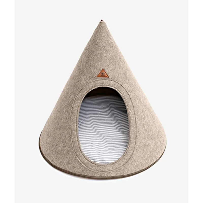 Pet & Co. Hunde und Katzen Kuschelhöhle Tonto - Felt Beige