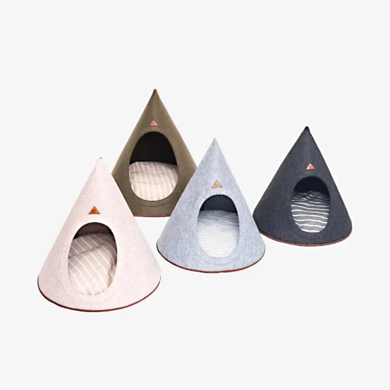 Pet & Co. Hunde und Katzen Kuschelhöhle Tonto - Felt Beige