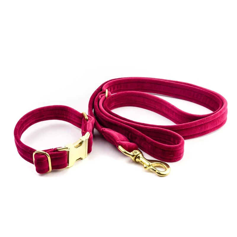Hundeleine Sametti Fuchsia