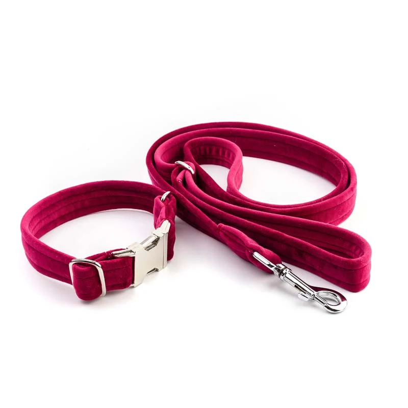 Hundeleine Sametti Fuchsia