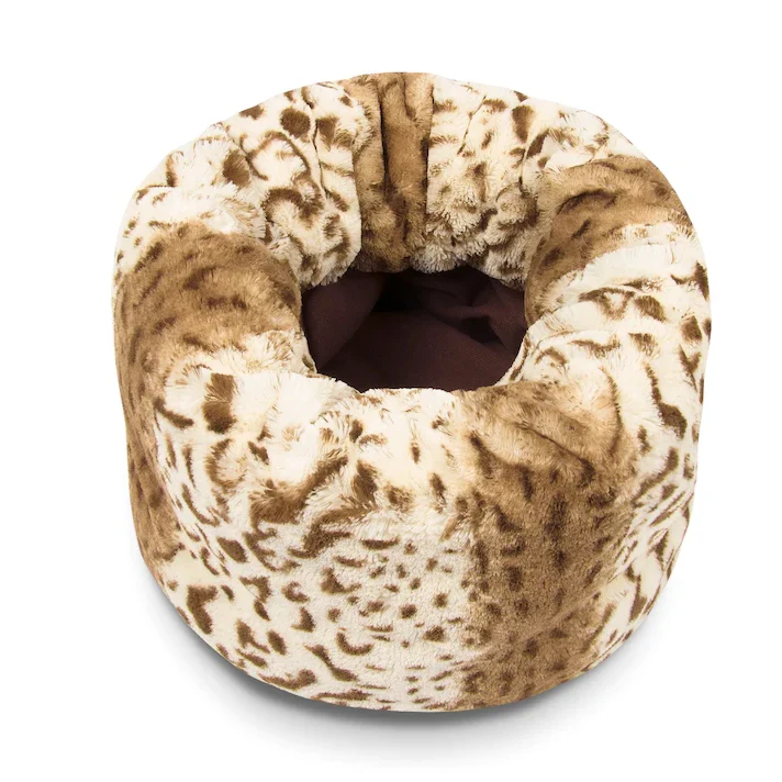 P.L.A.Y. Snuggle Bed - Kuschelsack / Hundebett Leopard Nature