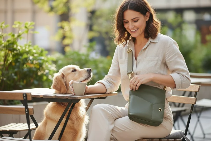 Gassitasche BIG Kunstleder Olive
