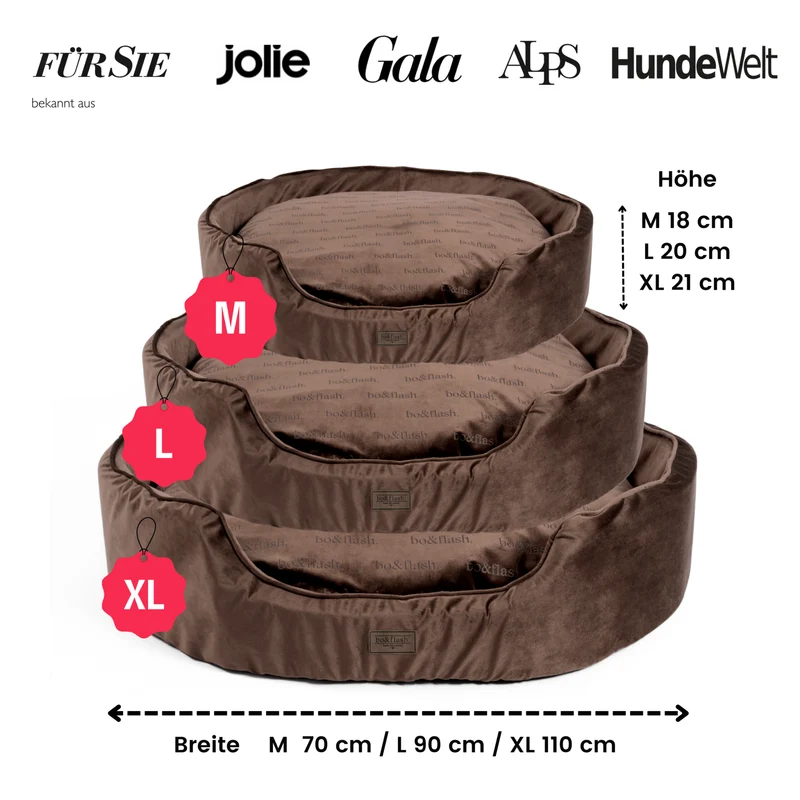 Hundebett San Diego "Taupe"
