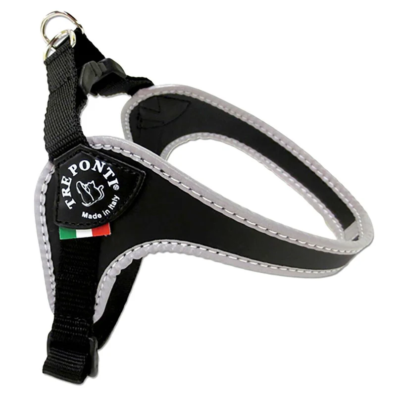 Tre Ponti Hundegeschirr Easy Fit Classic, verst. Bauchgurt, reflektierender Rand