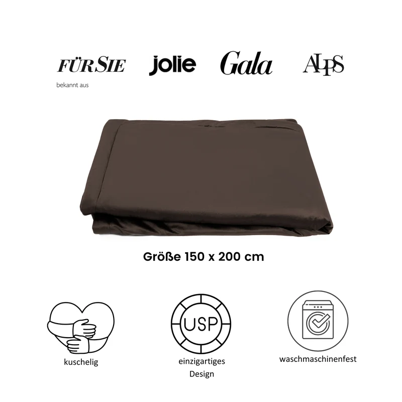 Decke Philadelphia "Taupe"
