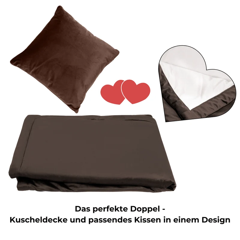 Decke Philadelphia "Taupe"