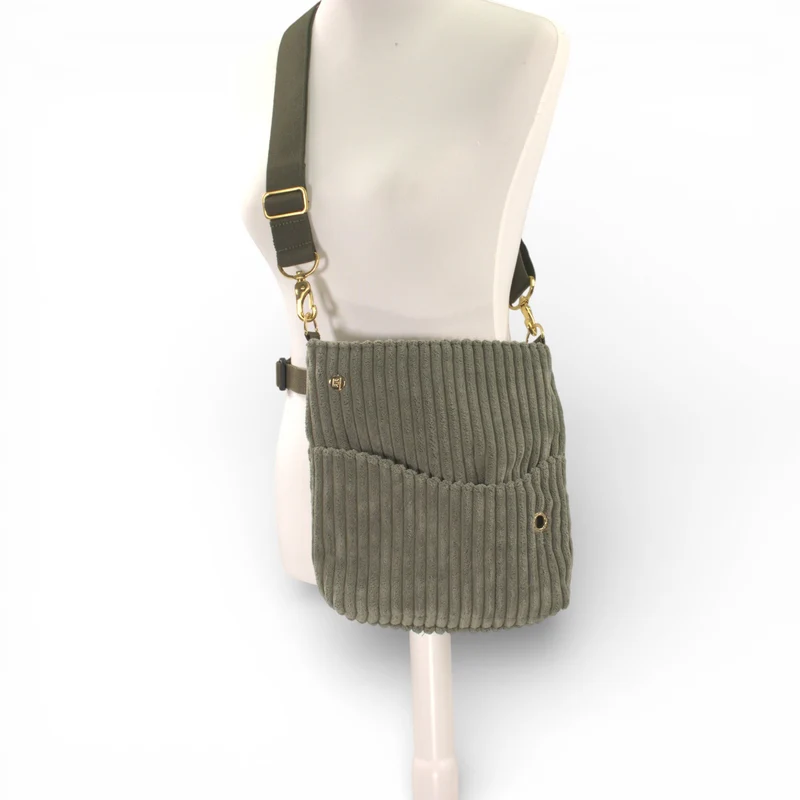 Gassitasche BIG Cord Pistacchio