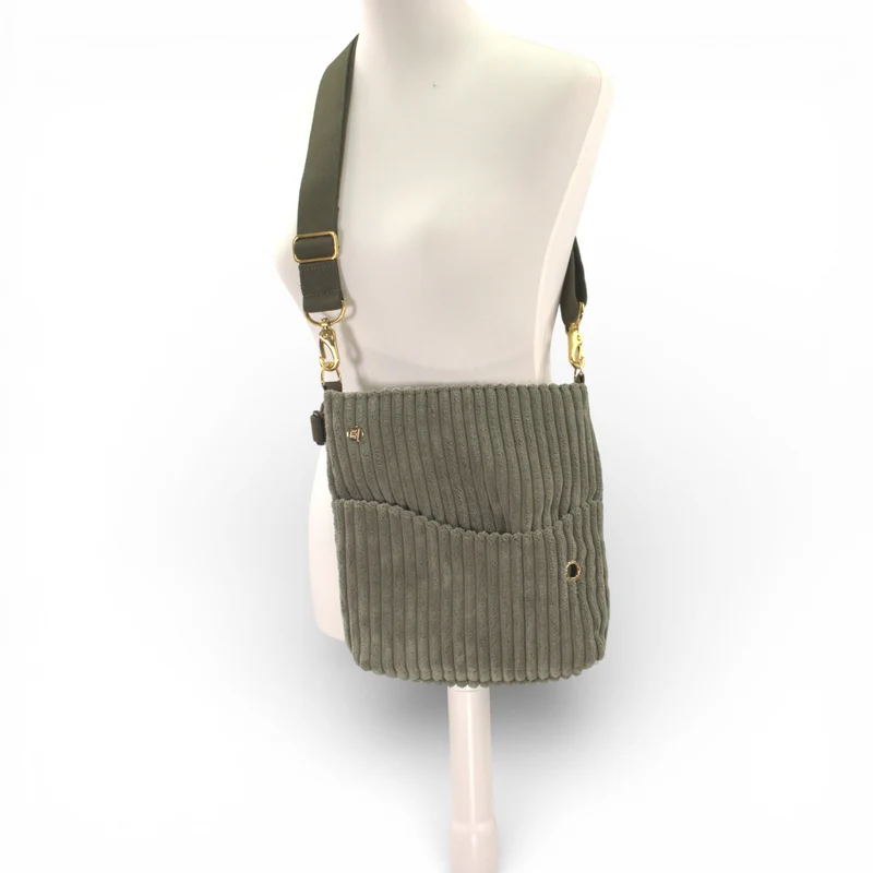 Gassitasche BIG Cord Pistacchio