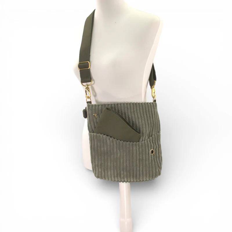 Gassitasche BIG Cord Pistacchio