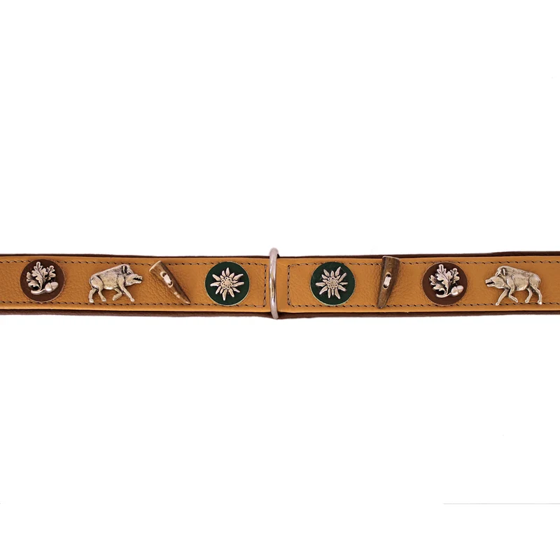 Hundehalsband Jagdlich - individuelle Farbgestaltung