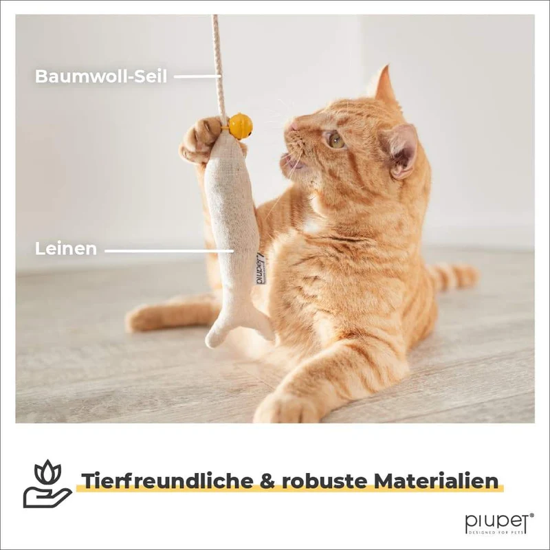 Katzenangel "LENI"