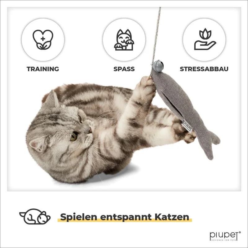 Katzenangel "LENI"
