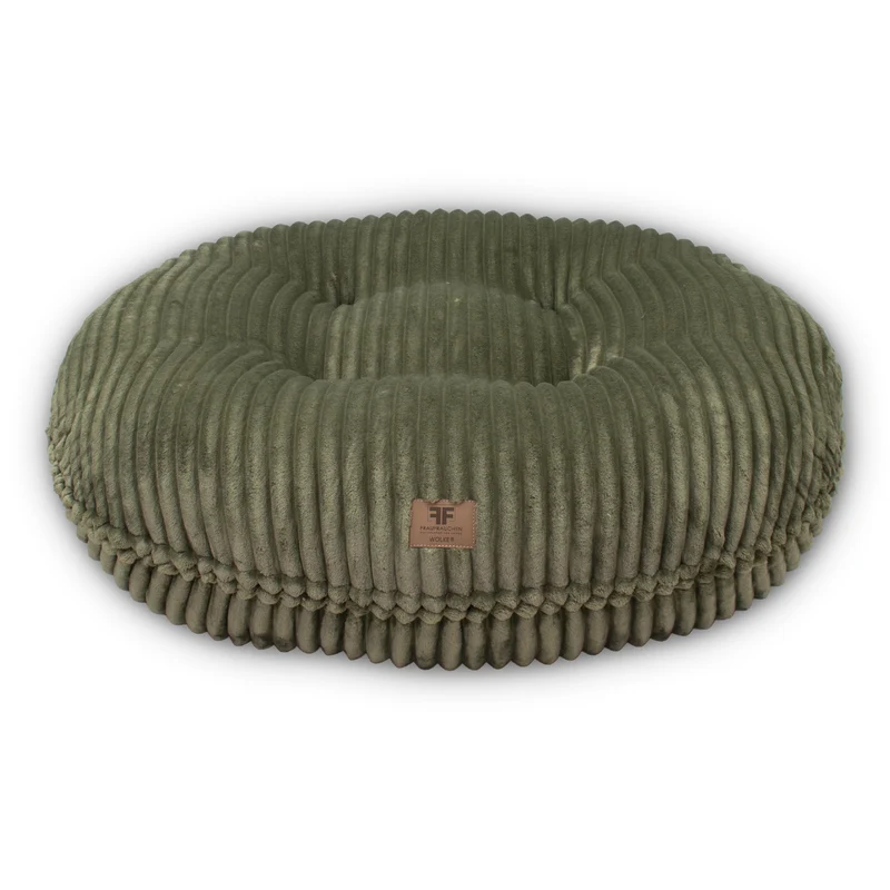 Hundebett Wolke® Stripes Olive