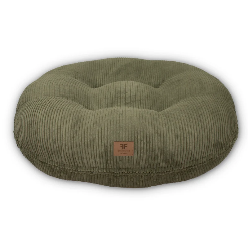 Hundebett Wolke® Cord Pistacchio