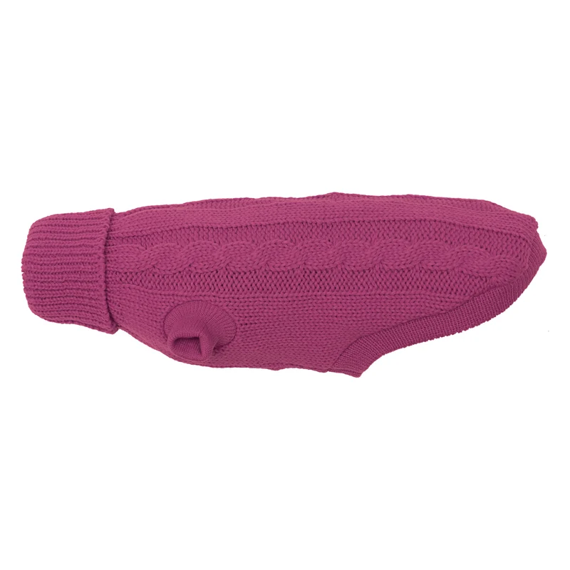 Zopf-Strickpullover Hüttenzauber