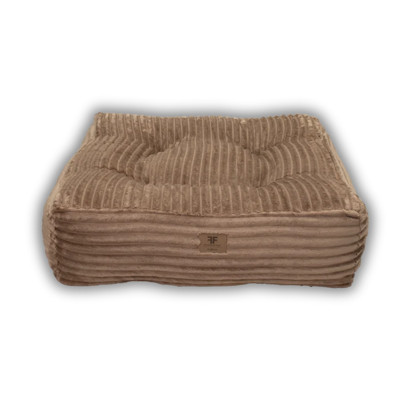 Hundebett Nubes® Stripes Nougat