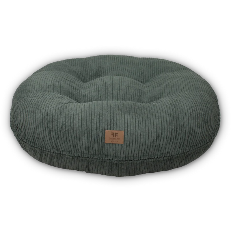 Hundebett Wolke® Cord Emerald