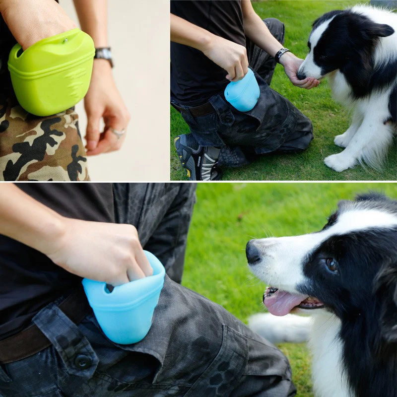Haustier Tragbare Hund Training Taille Tasche Treat Snack Köder Hunde Gehorsam Beweglichkeit Outdoor Futter Lagerung Beutel Lebensmittel Belohnung Taille Taschen