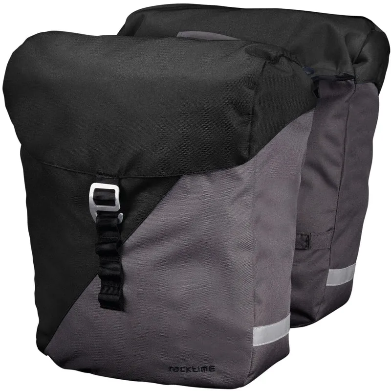 RACKTIME Doppeltasche Vida 24,5L schwarz/grau
