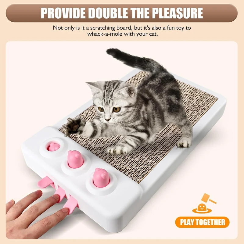 Katze Kratzer Spielzeug Interaktive Katze Spielzeug Karton Katze Kratzer Katze Kratzbrett Katze Kratzpad Für Indoor Katzen Katze Anreicherung Spielzeug
