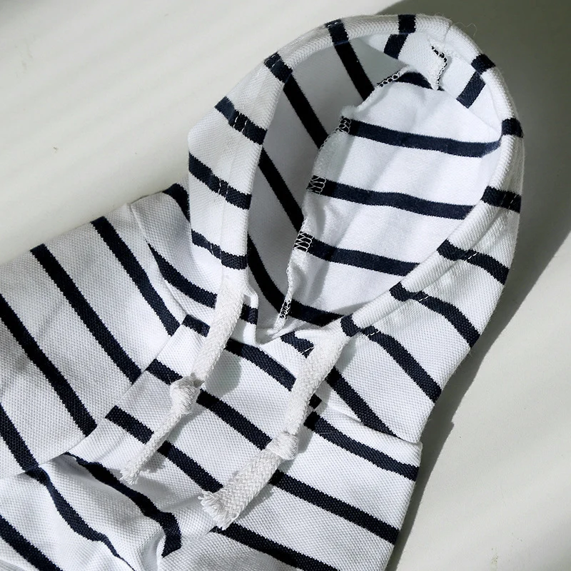 Haustier Hund Katze Hoodie Gestreifte Kleidung