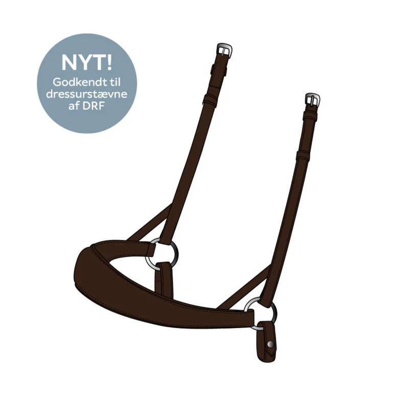 CATAGO - Gentle Bridle Nasenband m. Kollektion Ringe - Braun