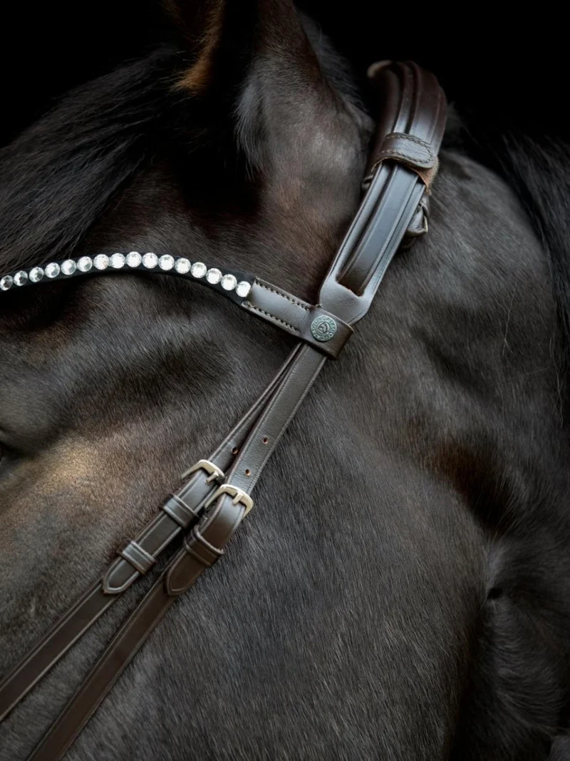 CATAGO - Gentle Bridle Neckpiece mit. Füllen - Braun