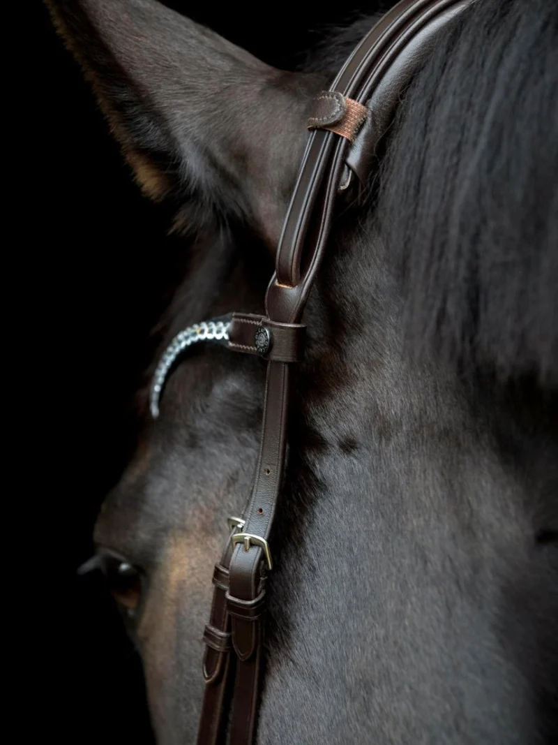 CATAGO - Gentle Bridle Neckpiece mit. Füllen - Braun