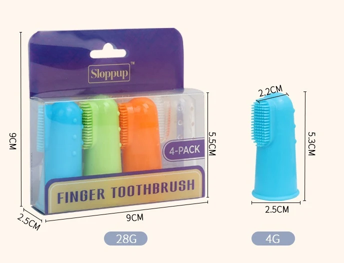 Haustier Zahnbürste Finger Katze&Hund