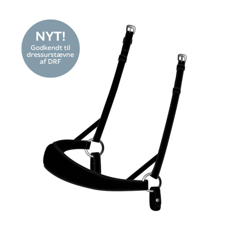 CATAGO - Gentle Bridle Nasenband m. Kollektion Ringe - Schwarz