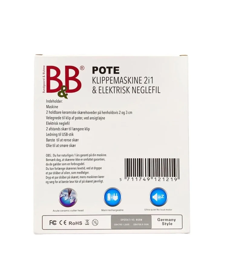 B&B - Pfotenschere 2in1