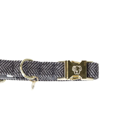 Kentucky Hundehalsband Wolle - Grau