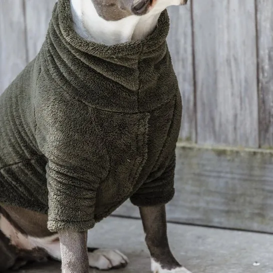 Kentucky Hundepullover – „Teddy Fleece“ – Grün