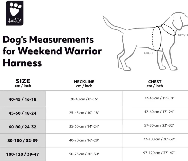 Hurtta Weekend Warrior Geschirr