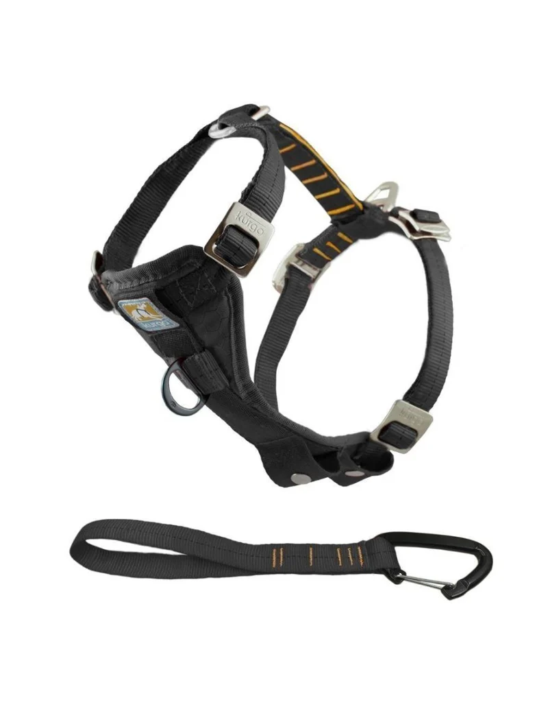 KURGO Tru-Fit Kraftgeschirr – Schwarz