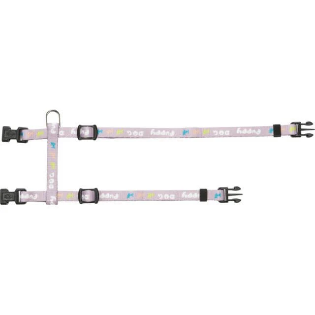 Trixie Junior Welpengeschirr mit Leine - Helllila - 2 Meter