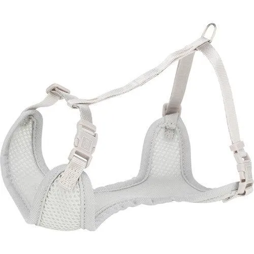 Trixie Junior Welpengeschirr mit Leine – Hellgrau – 2 Meter