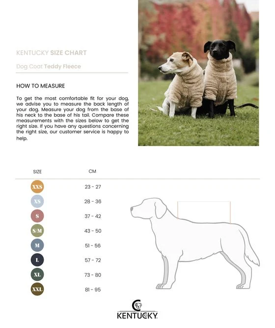 Kentucky Hundepullover – „Teddy Fleece“ – Beige