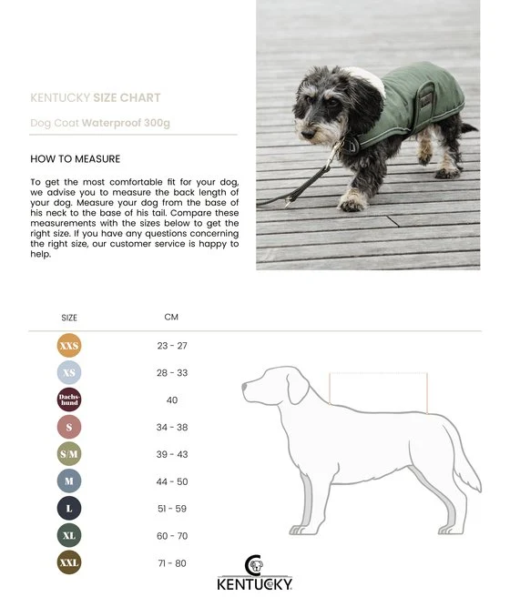 Kentucky Regenjacke – mit Futter – 300 g – Olivgrün